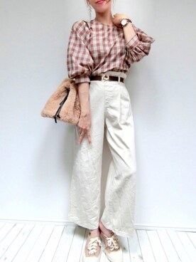 ＊𝒂𝒎𝒆𝒍𝒊𝒆𝒆＊さん（レディース・158cm）の秋コーディネート