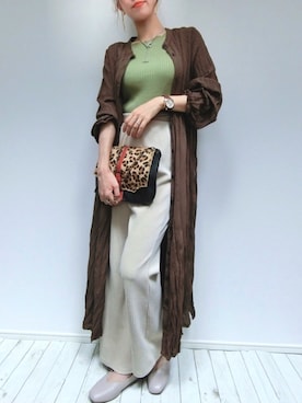 ＊𝒂𝒎𝒆𝒍𝒊𝒆𝒆＊さん（レディース・158cm）の秋コーディネート