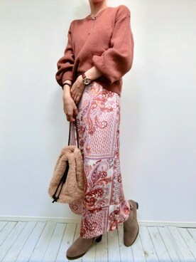 ＊𝒂𝒎𝒆𝒍𝒊𝒆𝒆＊さん（レディース・158cm）の秋コーディネート