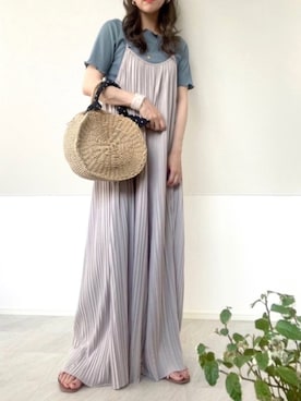 ＊𝒂𝒎𝒆𝒍𝒊𝒆𝒆＊さん（レディース・158cm）の夏コーディネート