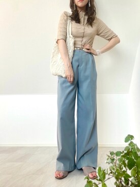 *𝒂𝒎𝒆𝒍𝒊𝒆𝒆*さん(レディース・158cm)の夏コーディネート