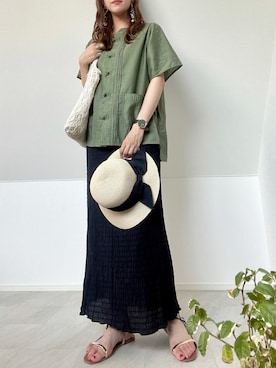 *𝒂𝒎𝒆𝒍𝒊𝒆𝒆*さん(レディース・158cm)の夏コーディネート