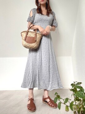 ＊𝒂𝒎𝒆𝒍𝒊𝒆𝒆＊さん（レディース・158cm）の夏コーディネート