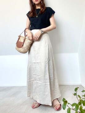 ＊𝒂𝒎𝒆𝒍𝒊𝒆𝒆＊さん（レディース・158cm）の夏コーディネート