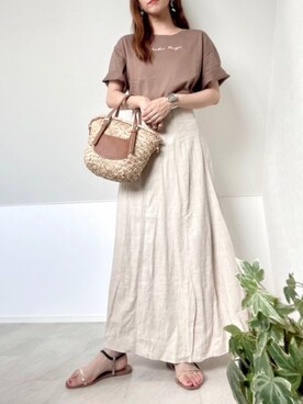 ＊𝒂𝒎𝒆𝒍𝒊𝒆𝒆＊さん（レディース・158cm）の夏コーディネート