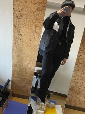 「大学生コーデ」｜「アイテム（その他アウター）」を使った、とりっぴー　さん（メンズ・176cm）の春コーディネート