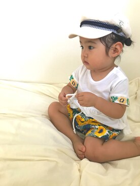 「90cm」｜「アイテム（その他）」を使った、antokiさん（キッズ・80cm）の夏コーディネート