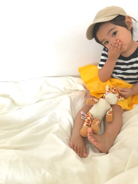 「90cm」｜「アイテム（その他）」を使った、antokiさん（キッズ・80cm）の夏コーディネート