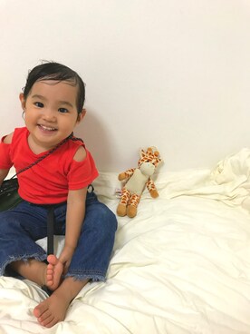 「90cm」｜「アイテム（その他）」を使った、antokiさん（キッズ・80cm）の秋コーディネート