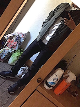 「RODEO（ロデオ）のアイテム」を使った、はるたさん（メンズ・181cm）の冬コーディネート