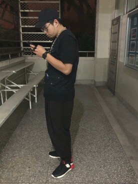 「school」｜「アイテム（腕時計）」を使った、TAOLIEさん（メンズ・181cm）の秋コーディネート