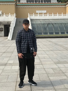 「MADNESSのアイテム（その他アウター）」を使った、TAOLIEさん（メンズ・181cm）の春コーディネート