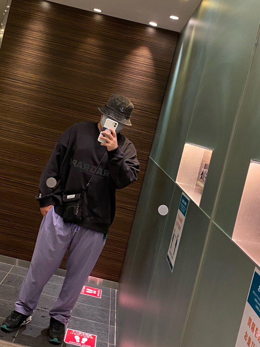 「でぶ、デブコーデ、でぶだぼ、デブでもオシャレしたい、nerdy、Paragraph」｜「FREAK'S STOREのアイテム（帽子、グレー系）」を使った、つにゃさん（メンズ・167cm）の秋コーディネートの1枚目の写真