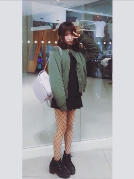 Wego ランドセル型リュックを使ったレディース人気ファッションコーディネート Wear