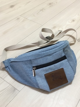 「アイテム（ボディバッグ/ウエストポーチ、ブルー系）」を使った、norihiro さん（メンズ・170cm）の春コーディネート