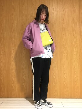 「RAGEBLUE（レイジブルー）のアイテム（その他アウター）」を使った、ももたろうさん（レディース・151cm）の冬コーディネート