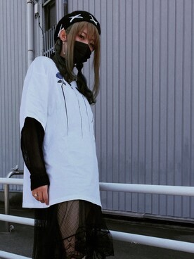 「MORPH8NE（モルフィン）のアイテム（トップス）」を使った、ネモさん（レディース・163cm）の春コーディネート