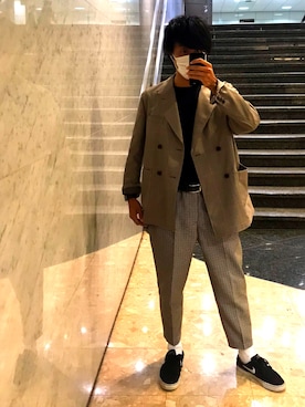 ぶちさん（メンズ・176cm）の秋コーディネート