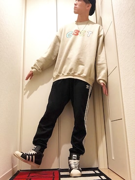 しらす@灯しびとさん（メンズ・180cm）の春コーディネート