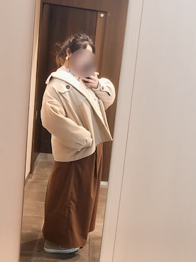 「mignon（ミニョン）のアイテム」を使った、繭さん（レディース・159cm）の冬コーディネート