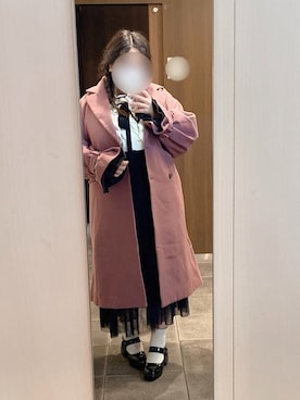 「apres jour（アプレジュール）のアイテム（ダウンジャケット/コート）」を使った、繭さん（レディース・159cm）の冬コーディネート