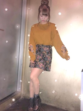 「ESPERANZA（エスペランサ）のアイテム（その他シューズ）」を使った、♡♡ 愛摘 ( 20 ) ♡♡さん（レディース・163cm）の冬コーディネート