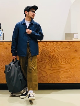 「アズーロ・エ・マローネ」｜「アイテム（Tシャツ/カットソー）」を使った、soulmanさん（メンズ・163cm）の冬コーディネート