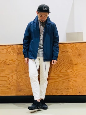 「花見」｜「アイテム（ブルゾン）」を使った、soulmanさん（メンズ・163cm）の春コーディネート
