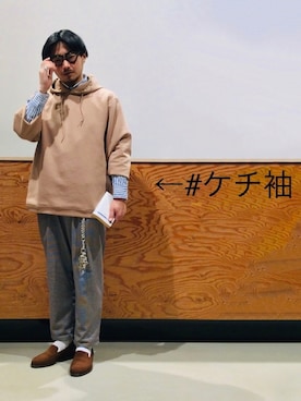 「アイテム（ソックス/靴下）」を使った、soulmanさん（メンズ・163cm）の冬コーディネート