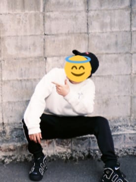 「HANES（ヘインズ）のアイテム（帽子）」を使った、皿洗いさん（メンズ・176cm）の春コーディネート
