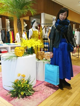 「トゥモローランド」｜「アイテム（その他）」を使った、la gracieuxさん（レディース・165cm）の冬コーディネート
