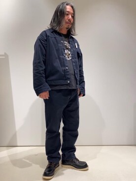 松本　学さん（メンズ・171cm）の冬コーディネート