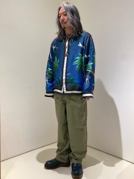 松本　学さん（メンズ・171cm）の春コーディネート