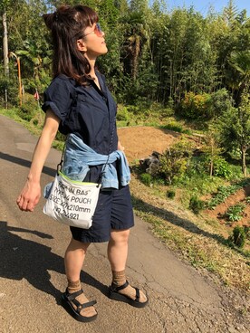 「LAKOLE（ラコレ）のアイテム（財布/小物）」を使った、⭐️Ⓜ︎aYuⓂ︎i⭐️さん（レディース・157cm）の春コーディネート