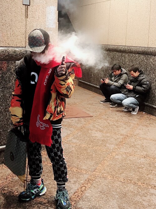 off-white scarf マフラーストリートファッション off-white scarf
