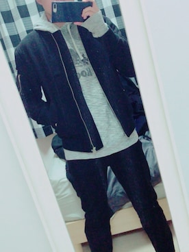 「Roots Canadaのアイテム（トップス）」を使った、kochanさん（メンズ・170cm）の冬コーディネート