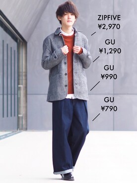 ウールシングルpコートを使ったメンズ人気ファッションコーディネート Wear ウールシングルpコートを使ったメンズ人気ファッションコーディネート Wear