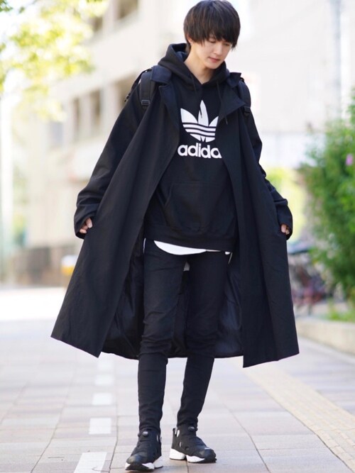 ユウ Adidasのパーカーを使ったコーディネート Wear