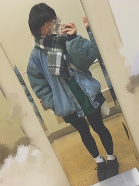 「NEFF（ネフ）のアイテム」を使った、つきたん.さん（レディース・153cm）の冬コーディネート