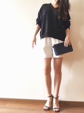 「FLYMODEL（フライモデル）のアイテム」を使った、ミキリナさん（レディース・163cm）の夏コーディネート