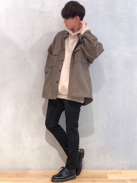 「UNIQLO（ユニクロ）の50色ソックス（消臭機能付き）（ソックス/靴下）」を使った、たいち / モテ男製造機 さん（メンズ・170cm）の冬コーディネート