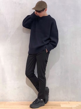 「LIDNM（リドム）のアイテム（財布/小物）」を使った、たいち / モテ男製造機 さん（メンズ・170cm）の冬コーディネート