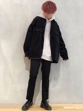 「LIDNM（リドム）のアイテム（財布/小物）」を使った、たいち / モテ男製造機 さん（メンズ・170cm）の冬コーディネート