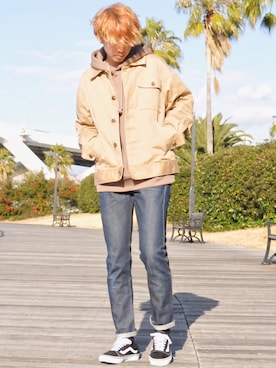 「CLANE（クラネ）のアイテム（その他アウター）」を使った、たいち / モテ男製造機 さん（メンズ・170cm）の冬コーディネート