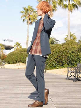 たいち / モテ男製造機 さん（メンズ・170cm）の冬コーディネート