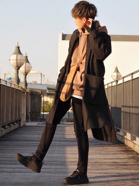 「VOAAOV（ヴォアーブ）のアイテム（その他アウター）」を使った、たいち / モテ男製造機 さん（メンズ・170cm）の春コーディネート