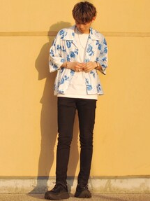 RYO TAKASHIMA（リョウタカシマ）の「Blue rose Open Color Shirt