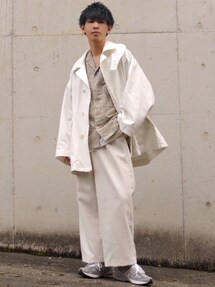 ヴォアーブ/ヴィンテージウォッシュチノクロスショートコート/ヴィンテージ加工 VOAAOV（ヴォアーブ）の「【VOAAOV】 vintage wash chino cloth short