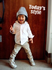 no brand | グレーニット帽(ニットキャップ/ビーニー)