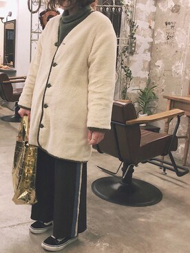 m.さん（レディース・161cm）の冬コーディネート